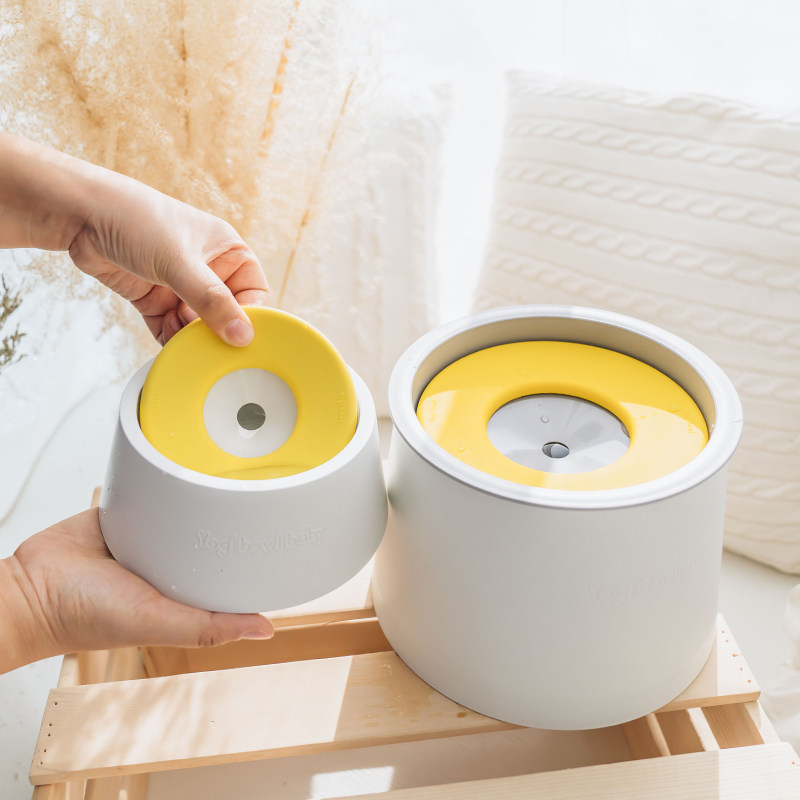 ペット食器 取り外し可能なふた付きペット用給水ボウル
