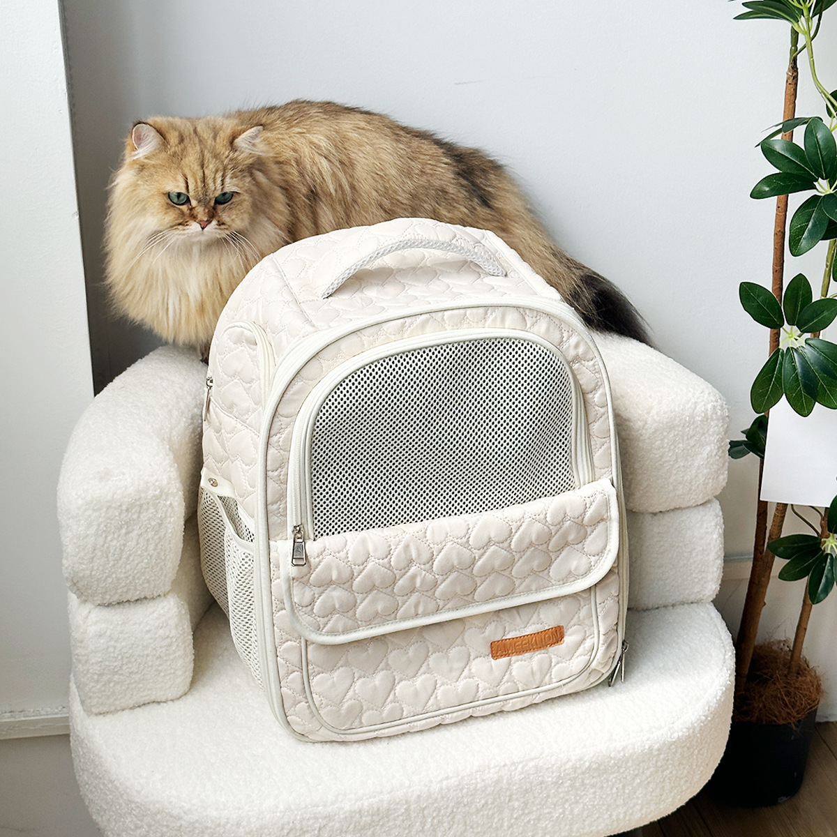ペット キャリー やさしさ包むリュック型猫バッグ