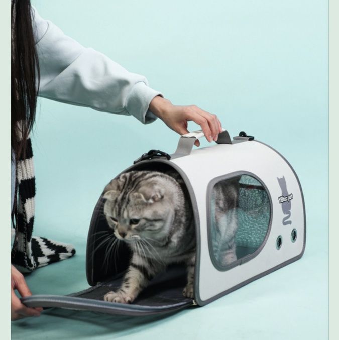 ペット キャリー 猫用宇宙船風ペットキャリー