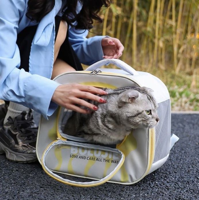 ペット キャリー 宇宙船風猫専用ポータブルキャリー