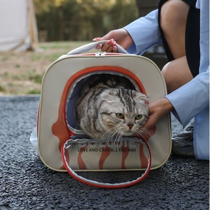 ペット キャリー 宇宙船風猫専用ポータブルキャリー
