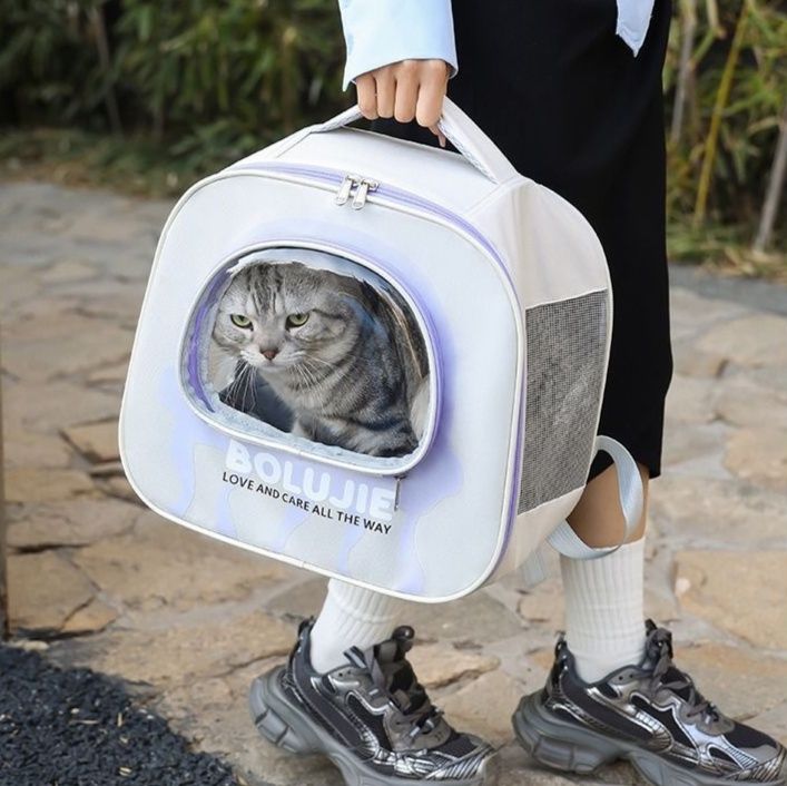 ペット キャリー 宇宙船風猫専用ポータブルキャリー