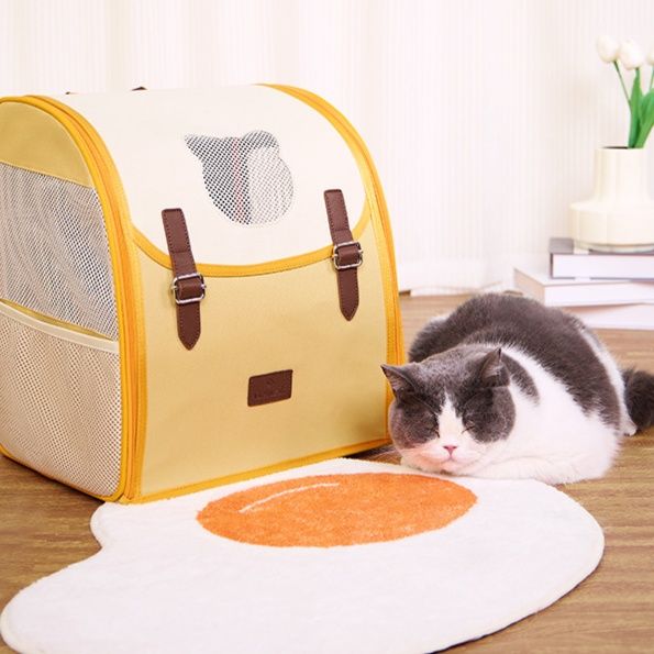 ペット キャリー 三面通気猫ちゃん快適バッグ