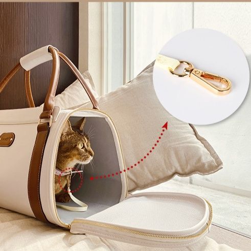 ペット キャリー 猫用シンプルデザインキャリーバッグ