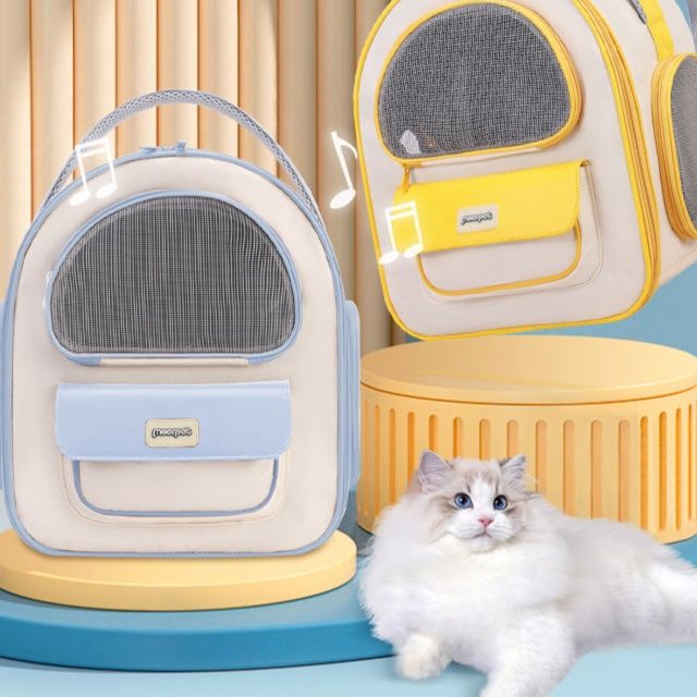 ペット キャリー 宇宙船スタイル 猫用お出かけバッグ