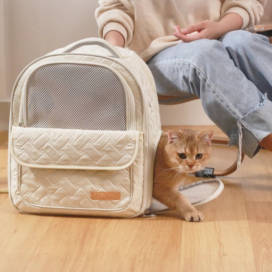 ペット キャリー おでかけ安心猫リュックキャリー