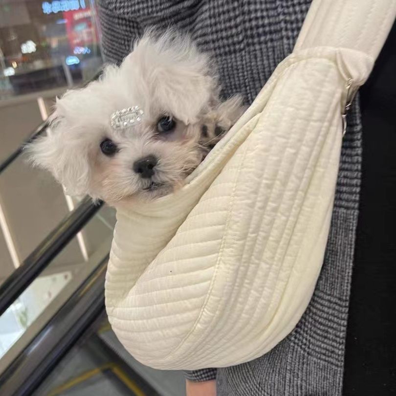 ペット キャリー 犬用ふわもこ抱っこスリング