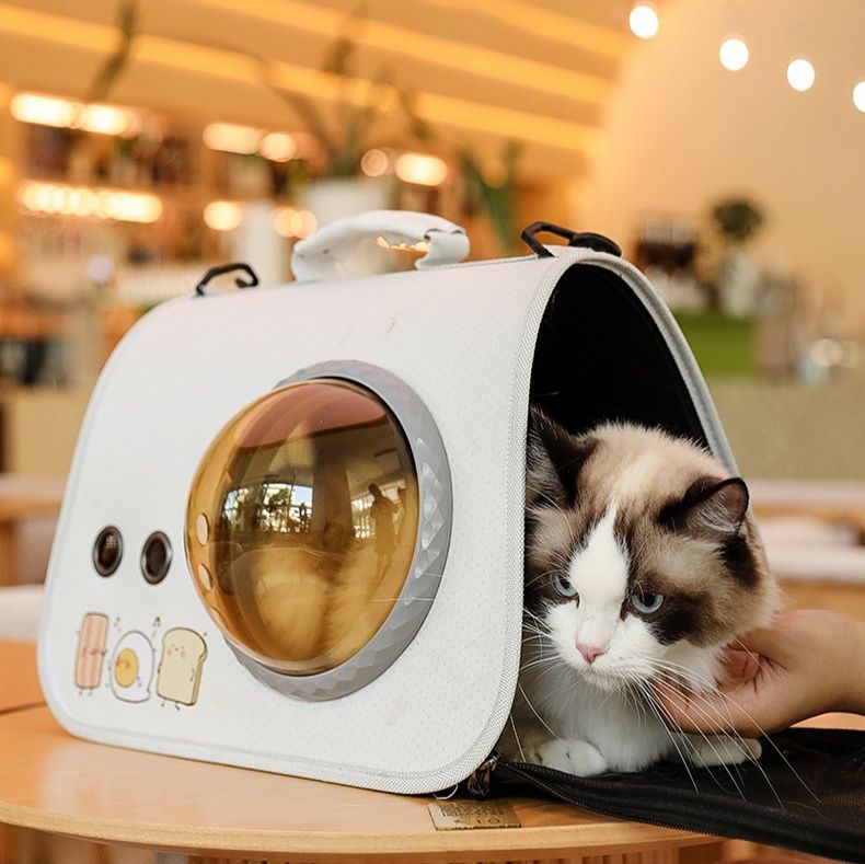 ペット キャリー 猫用宇宙飛行士風ペット窓付きバッグ
