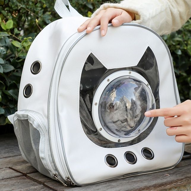 ペット キャリー 宇宙船風 猫用バックパックキャリー
