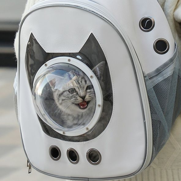 ペット キャリー 宇宙船風 猫用バックパックキャリー