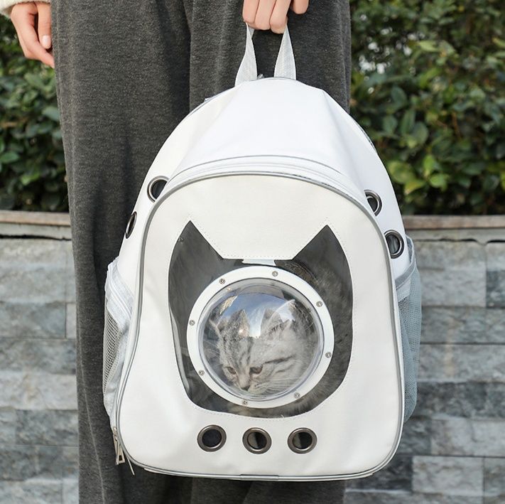 ペット キャリー 宇宙船風 猫用バックパックキャリー