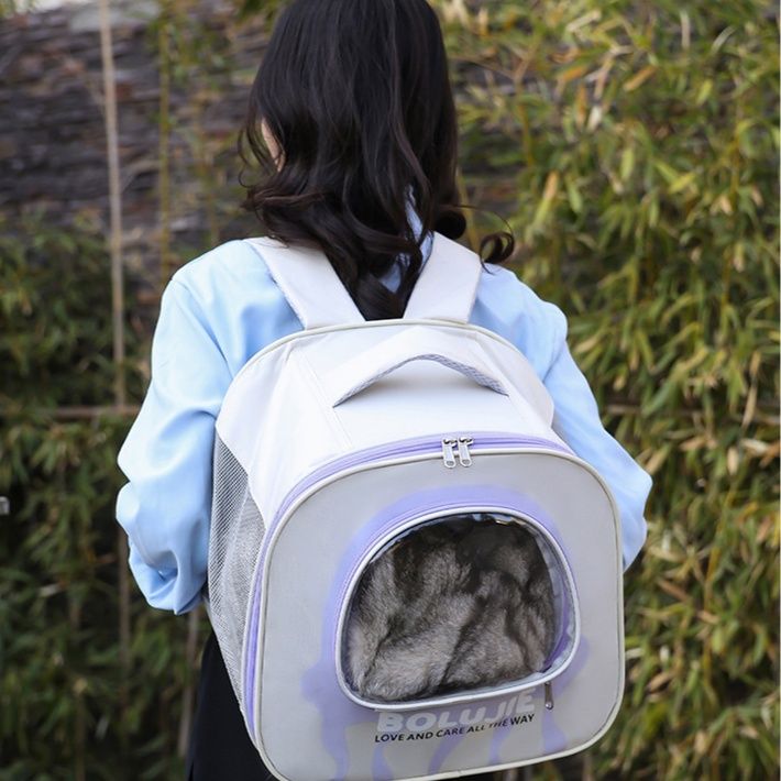 ペット キャリー 猫用宇宙船風ペットリュック