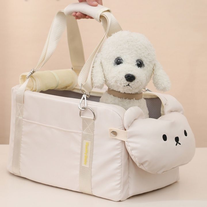 ペット キャリー 犬用うさぎモチーフ ドライブ用ペットバッグ