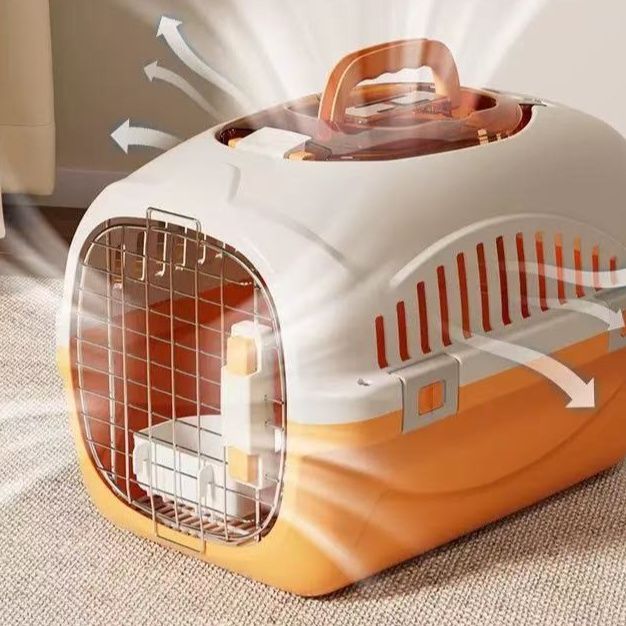 ペット キャリー 通気性抜群の猫専用航空箱
