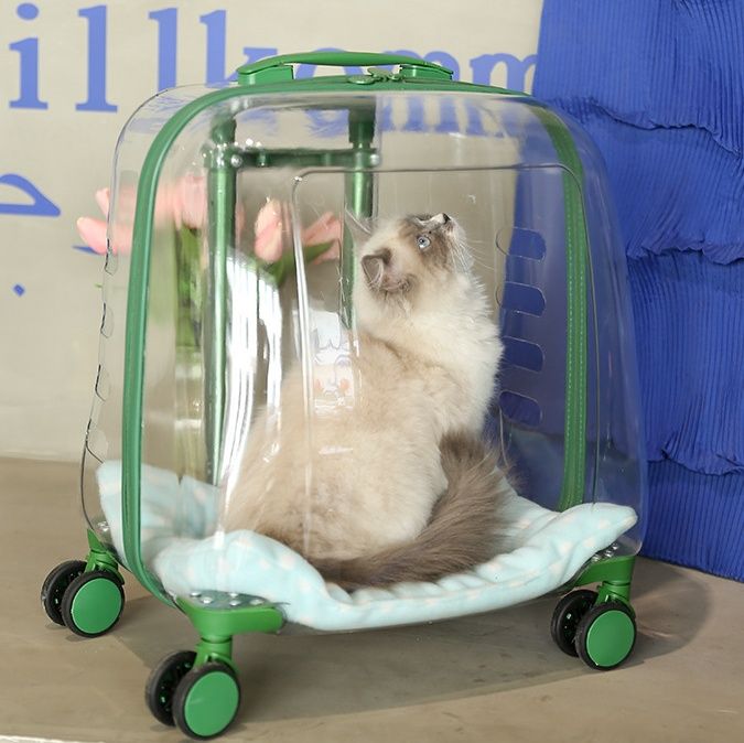 ペット キャリー パノラマビュー猫用キャリーケース