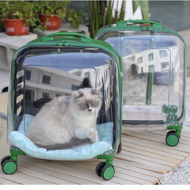 ペット キャリー パノラマビュー猫用キャリーケース