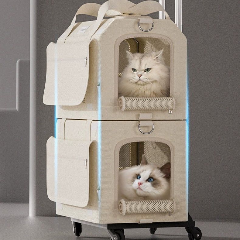 ペット キャリー 猫用多機能快適おでかけキャリー