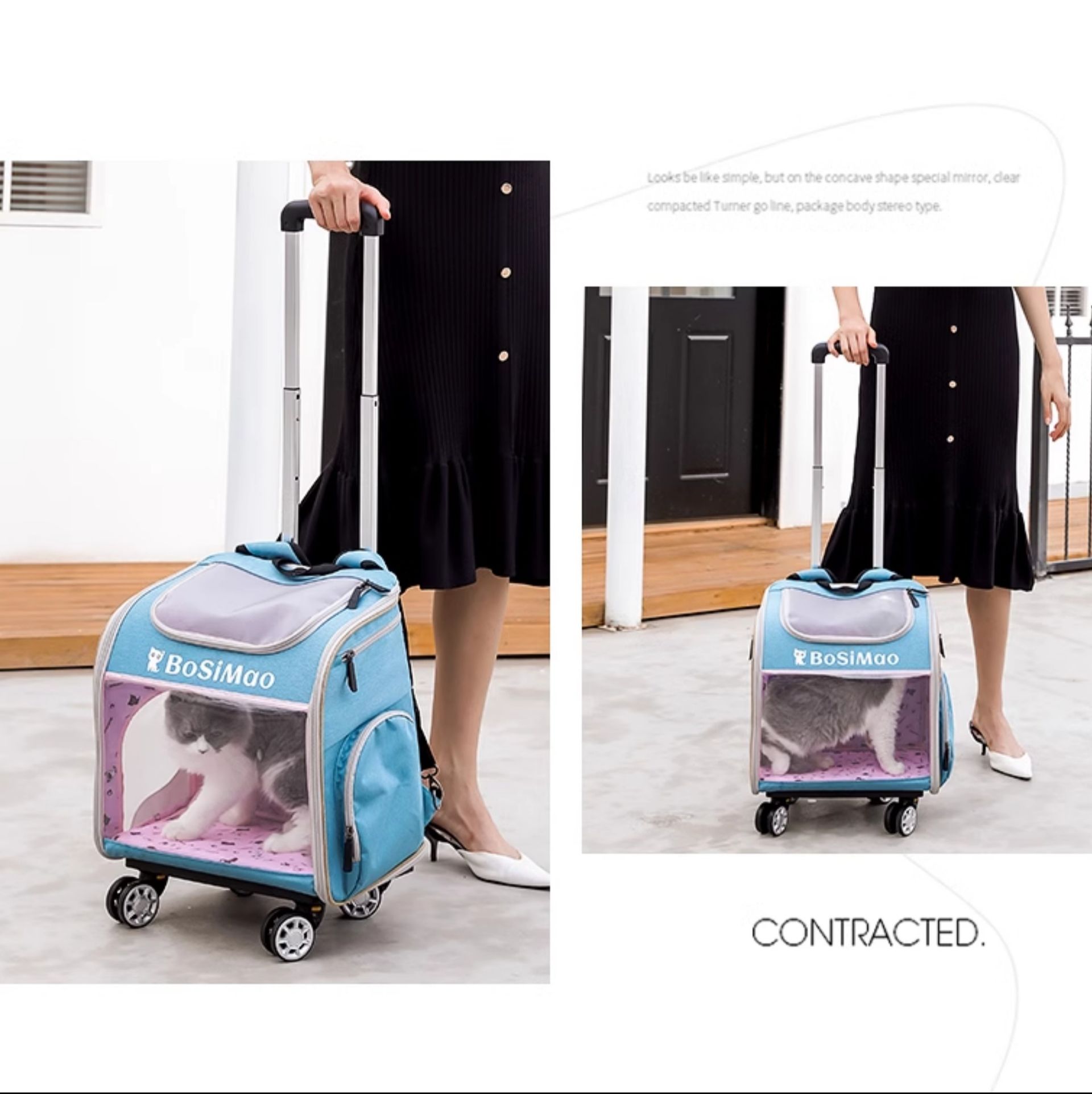 ペット キャリー 多機能キャリーバッグ 猫の快適旅行