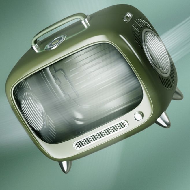 ペット キャリー レトロテレビ型猫用キャリーバッグ