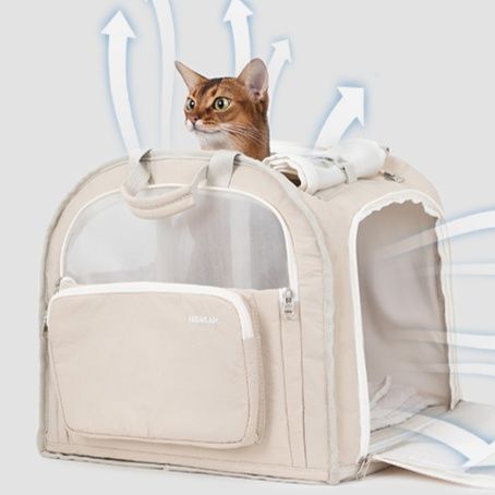 ペット キャリー 猫用快適おでかけ通気性抜群キャリー