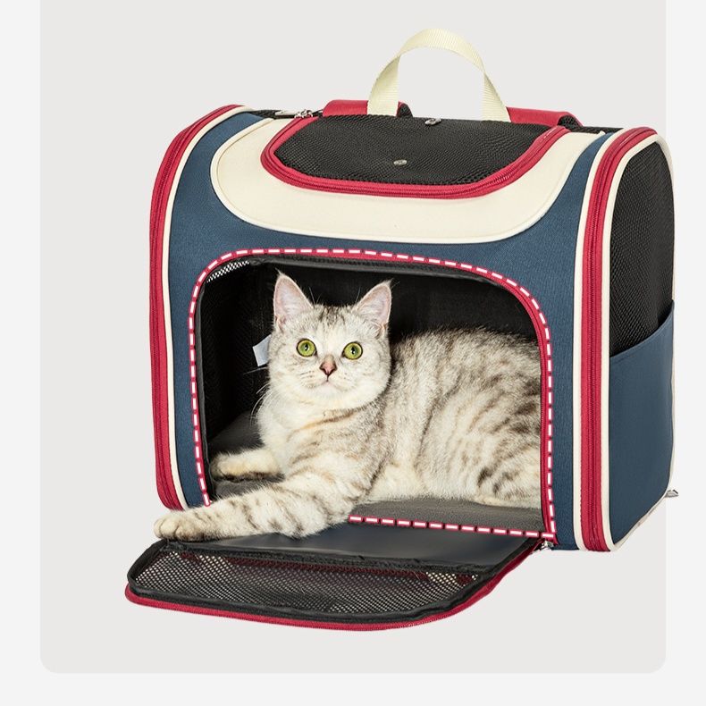 ペット キャリー 猫用快適リュック式キャリーバッグ