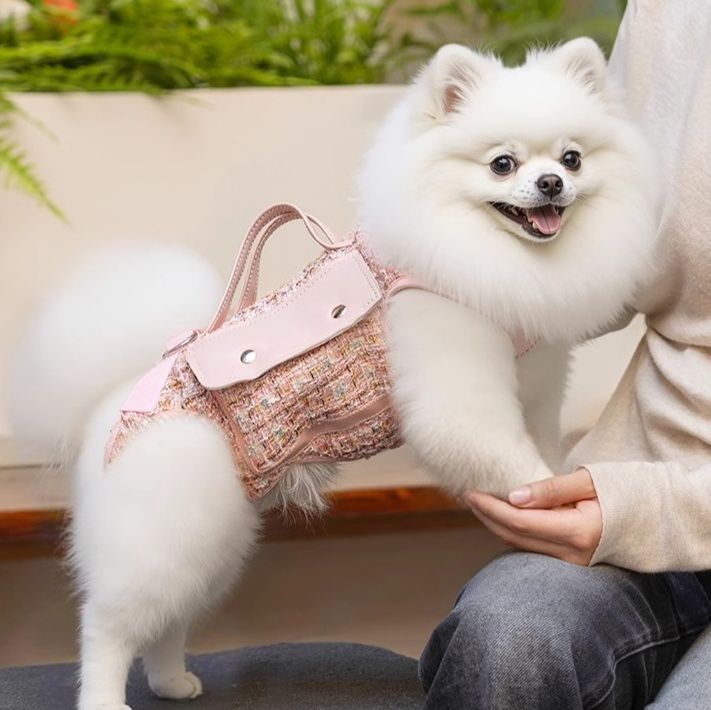 ペット キャリー 小型犬用おしゃれ斜め掛けキャリー