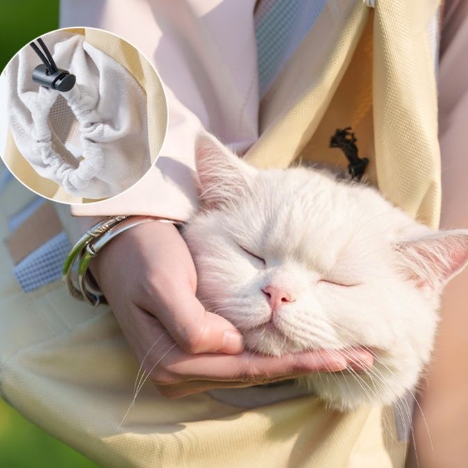 ペット キャリー 猫用大容量メッシュ通気トートバッグ