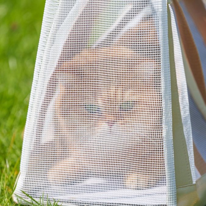 ペット キャリー 猫用大容量メッシュ通気トートバッグ