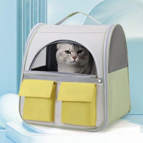 ペット キャリー リュックタイプ防水猫用キャリー