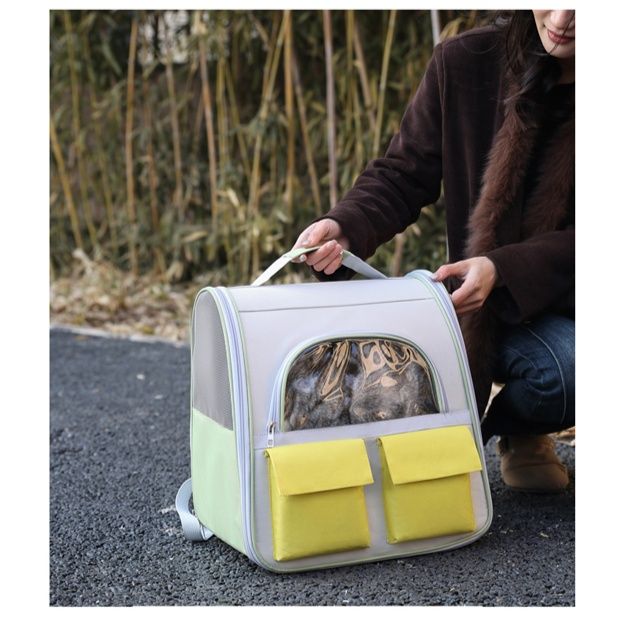 ペット キャリー リュックタイプ防水猫用キャリー