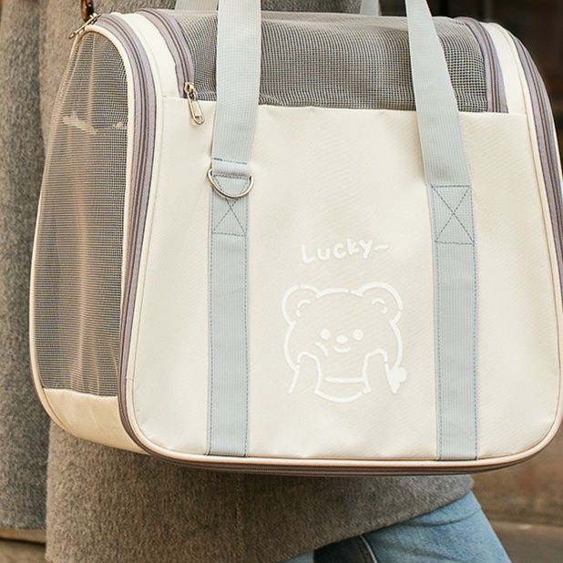 ペット キャリー ゆったり快適お出かけ猫バッグ