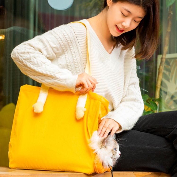 ペット キャリー おでかけ猫ちゃんトートバッグ