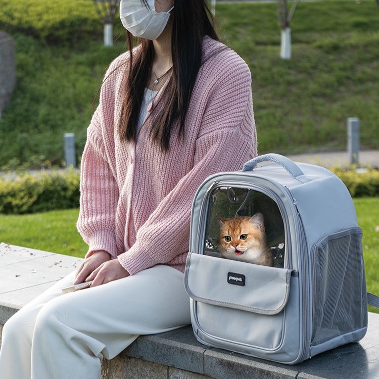 ペット キャリー 猫用側面開閉式ペットリュック