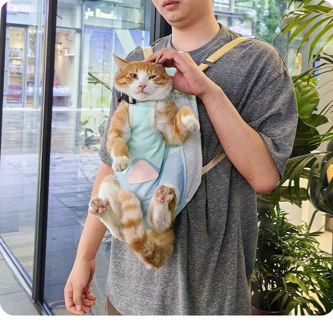 ペット キャリー お出かけ抱っこバッグ 猫用前掛けキャリー