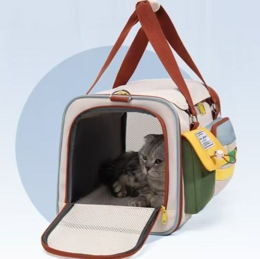 ペット キャリー 多機能おでかけ猫キャリーバッグ