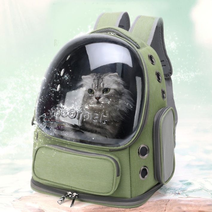 ペット キャリー 猫用宇宙船風リュック型ペットキャリー