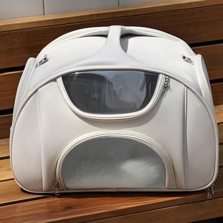 ペット キャリー 猫用通気性抜群 宇宙船型ペットキャリー