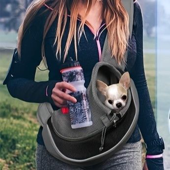 ペット キャリー犬用 お散歩楽ちん斜めがけキャリー