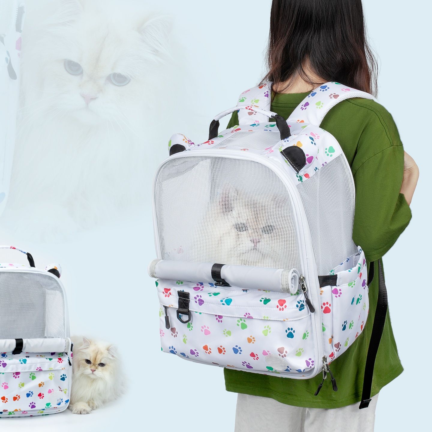 ペット キャリー 猫用快適お出かけリュック