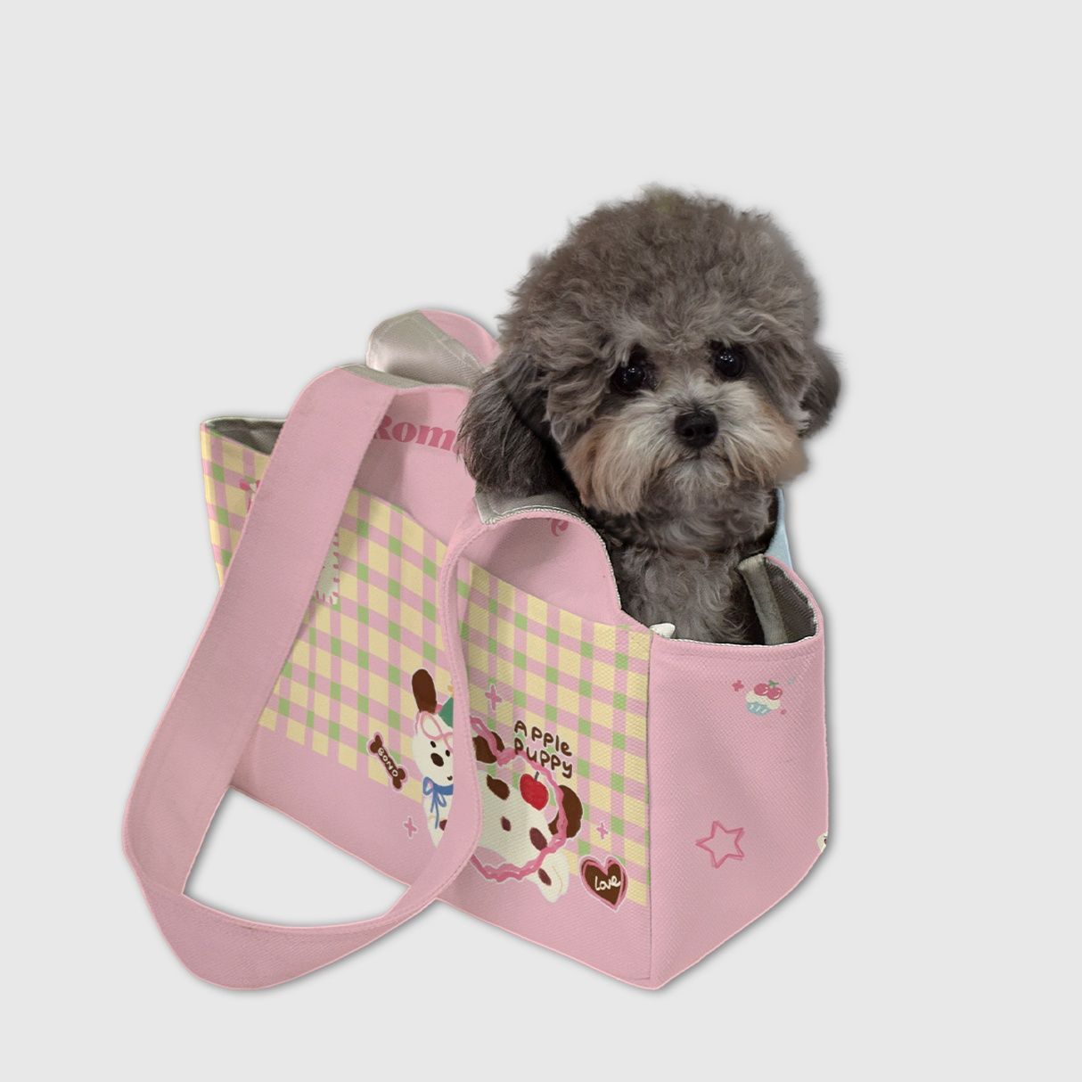 ペット キャリー かわいい子犬用お出かけトートバッグ