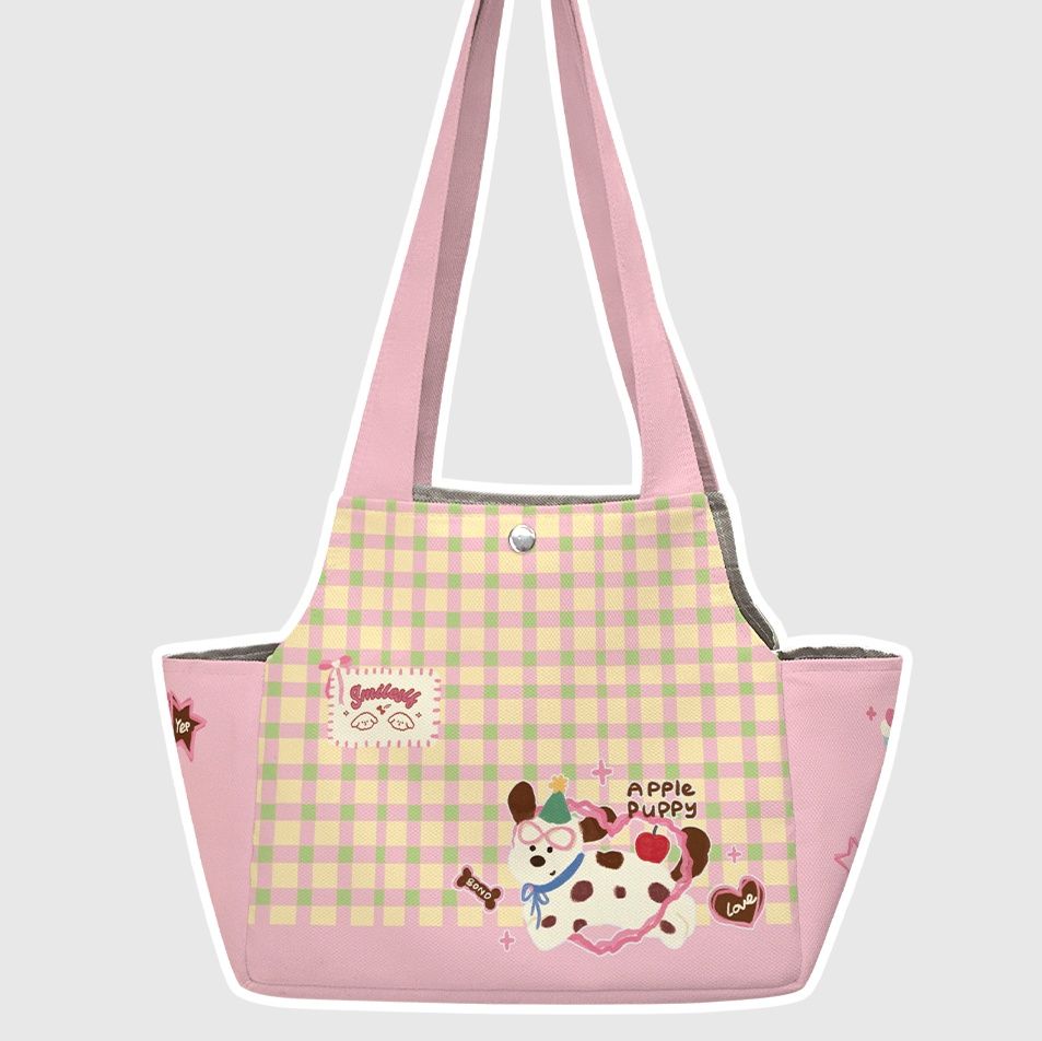 ペット キャリー かわいい子犬用お出かけトートバッグ