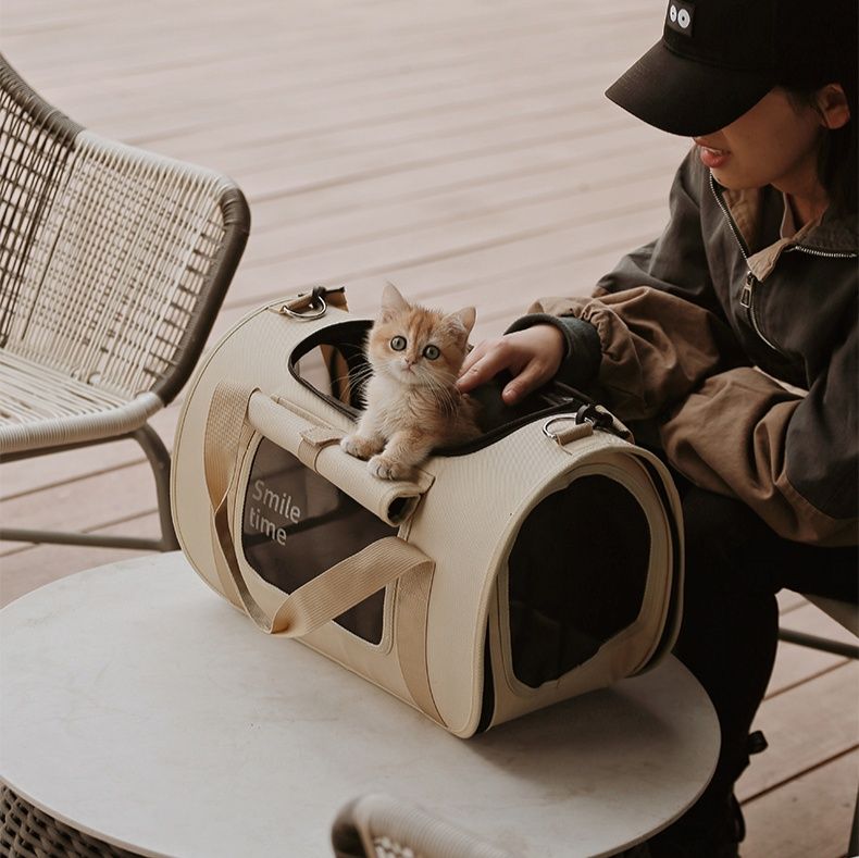 ペット キャリー 猫用微笑み時間 お出かけキャリー