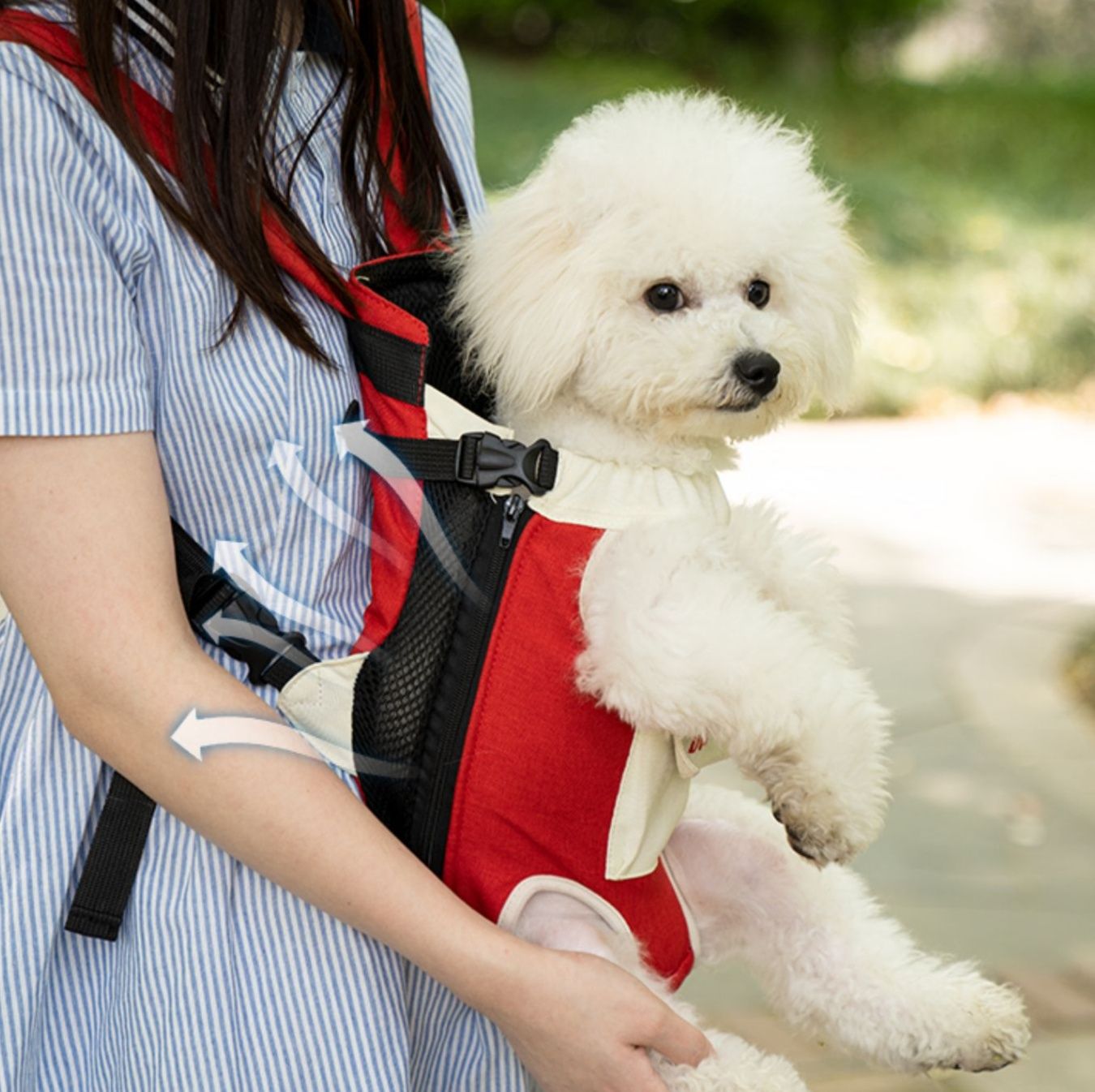 ペット キャリー 犬用お散歩らくらく抱っこバッグ