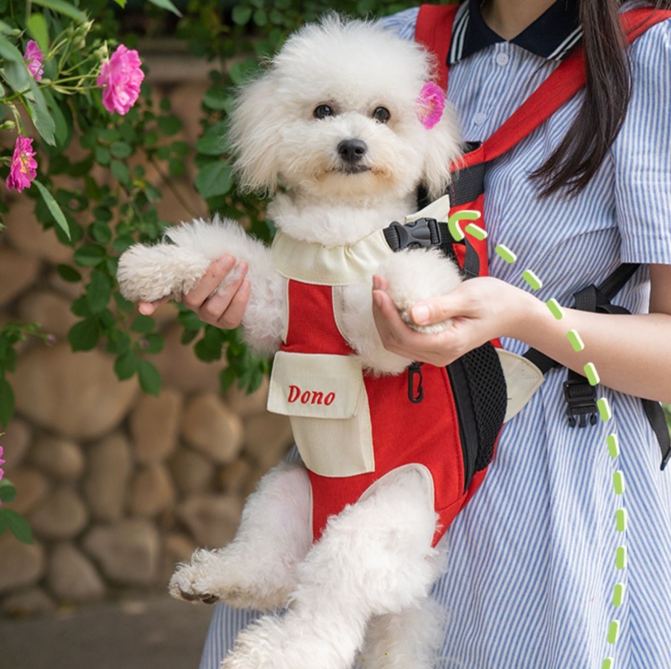 ペット キャリー 犬用お散歩らくらく抱っこバッグ