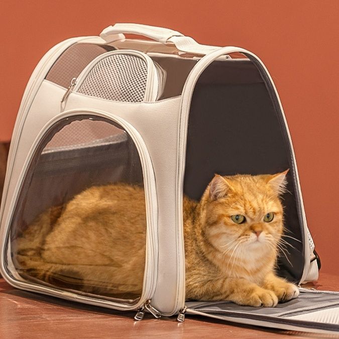 ペット キャリー 猫用パノラマビュー キャットリュック