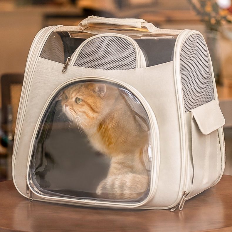 ペット キャリー 猫用パノラマビュー キャットリュック