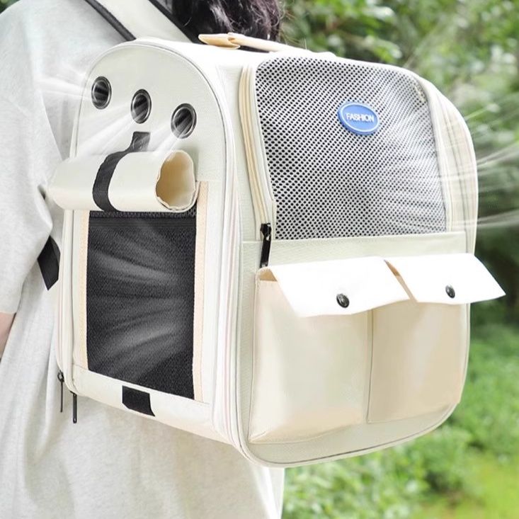 ペット キャリー 猫用リュック型メッシュ通気ペットキャリー