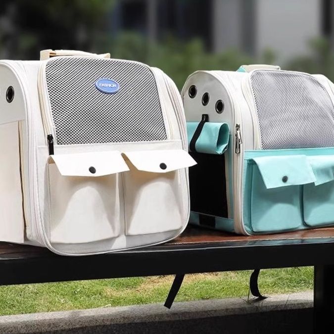 ペット キャリー 猫用リュック型メッシュ通気ペットキャリー