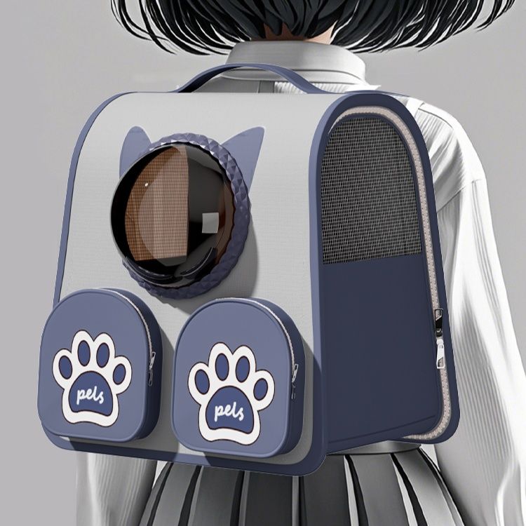 ペット キャリー 猫用宇宙船風多機能リュック