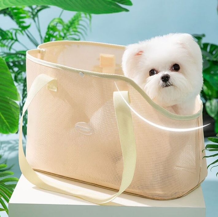 ペット キャリー 軽やかメッシュ犬用トートバッグ